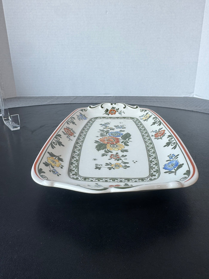 Villeroy & Boch Alt Amsterdam Floral Large Sandwich Tray (A)