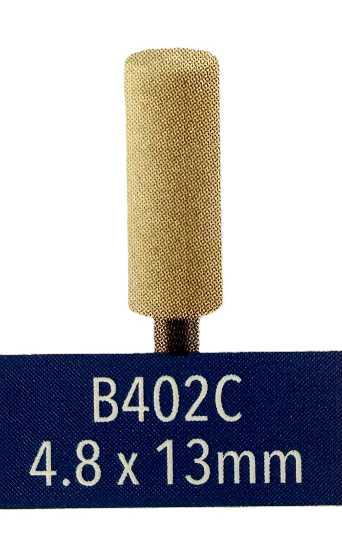 Wagner B402-C Diacool Ice Diamond Polishing Wheel - Coarse Small Barrel (4.8mm x 13mm)