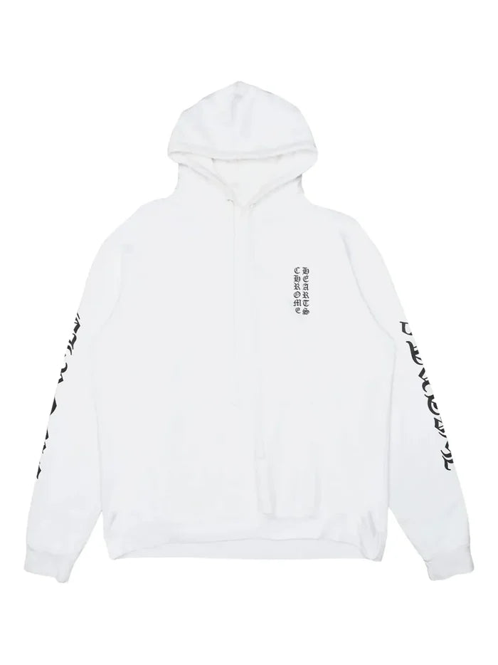 Authentic Chrome Hearts White Chrome Hearts Hoodie – hoodie front view