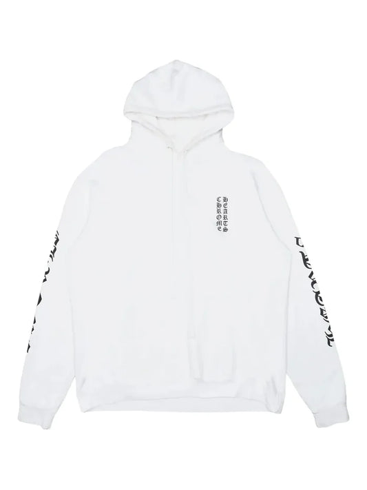 Authentic Chrome Hearts White Chrome Hearts Hoodie – hoodie front view