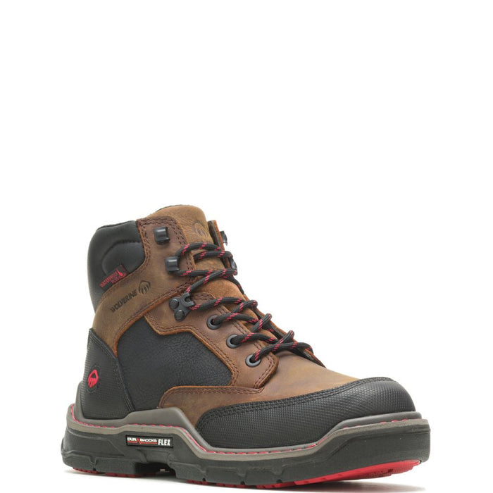 Wolverine Men's Raider Durashocks® Heavy Duty 6" Waterproof Comp Toe Work Boot Work Boots Wolverine