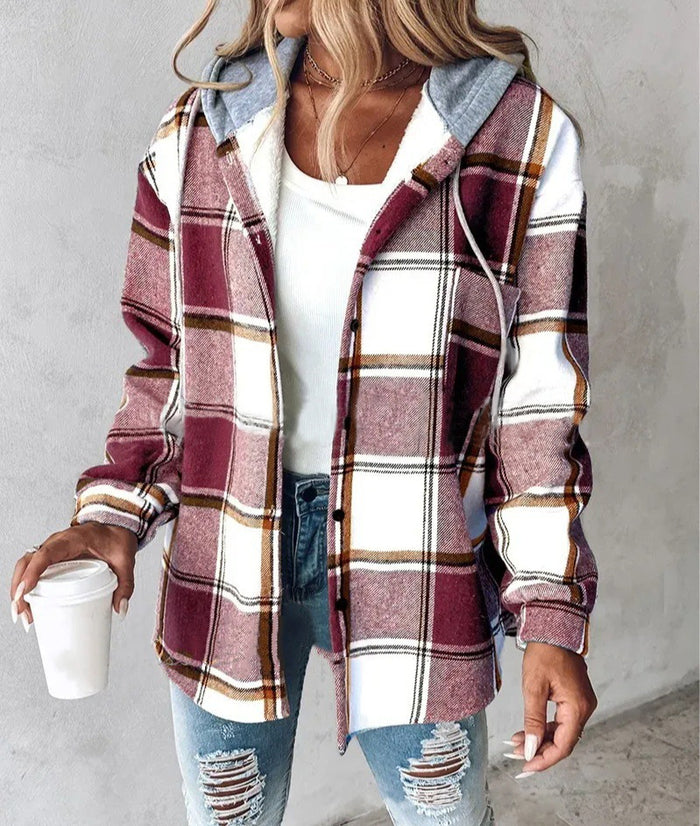 Brick red grid 6 / S