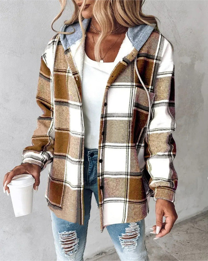 Caramel colored grid 7 / S