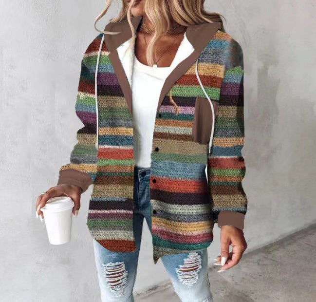 Brown color stripe 8 / S