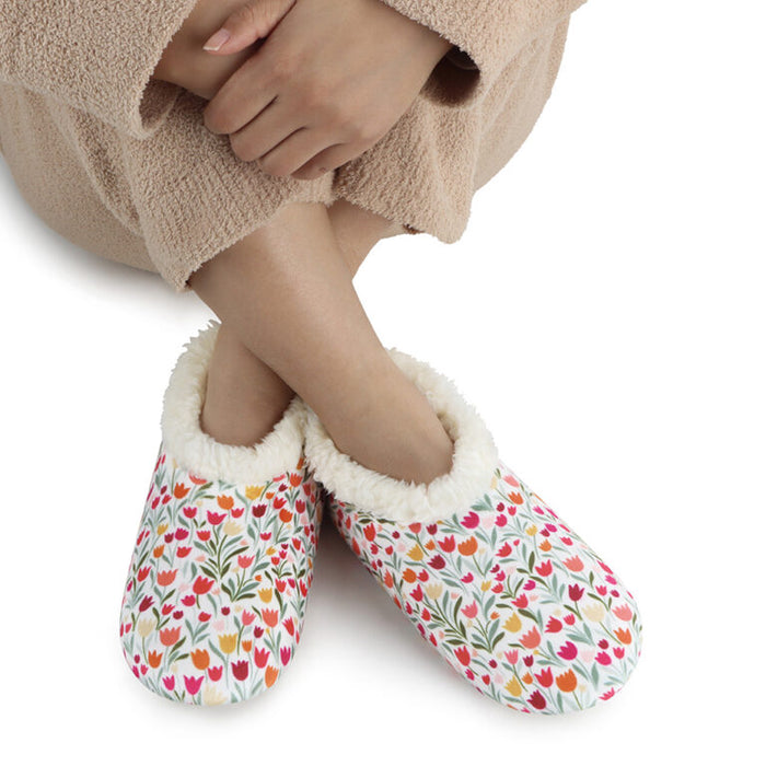Women's Multi Tulips Seaside Garden Snoozies - Foot Coverings
