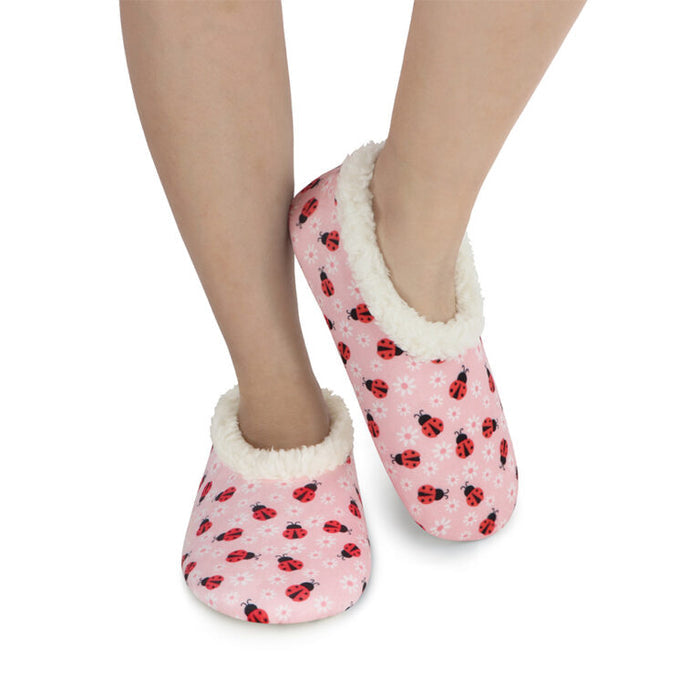 Women's Ladybugs Seaside Garden Snoozies - Foot Coverings