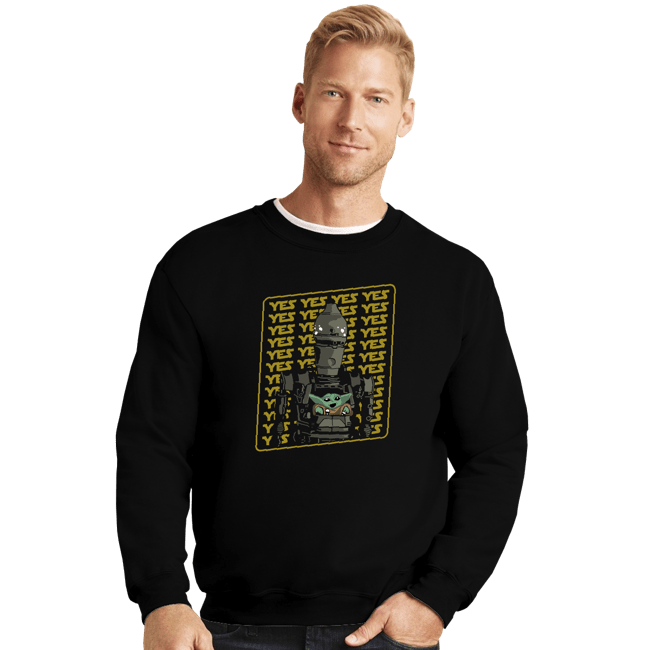 Crewneck Sweater, Unisex / Small / Black