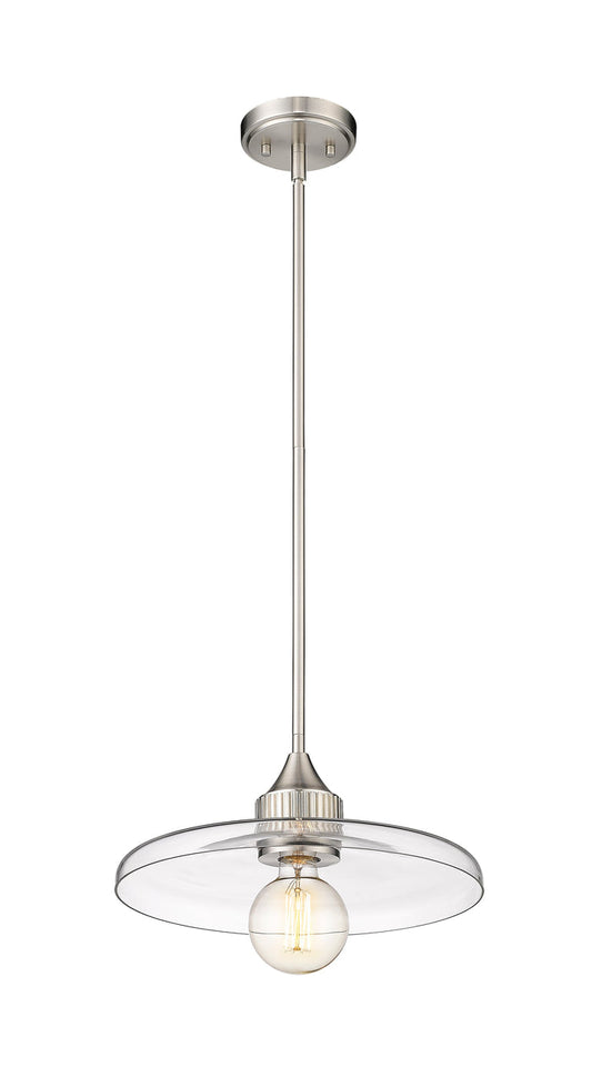 Pendant Z-Lite 821P14-BN Brushed Nickel Paloma 1 Light Pendant Z-Lite