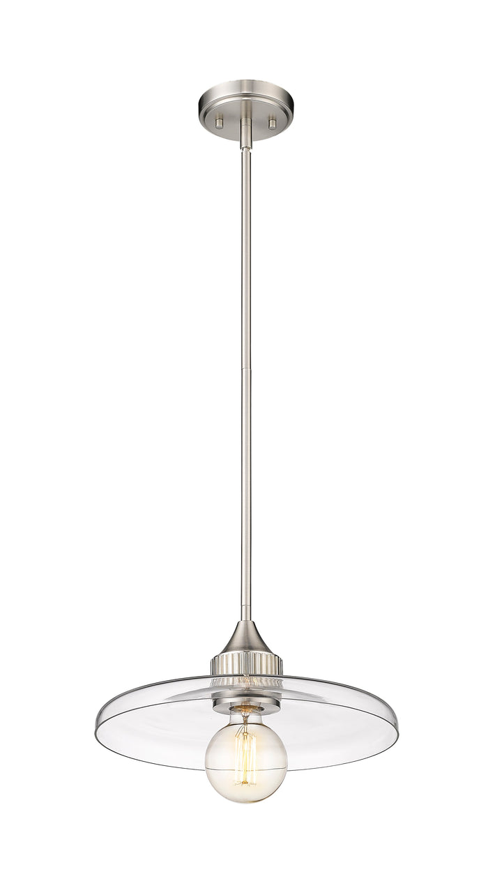 Pendant Z-Lite 821P14-BN Brushed Nickel Paloma 1 Light Pendant Z-Lite