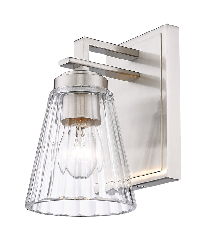 Wall Sconce Z-Lite 823-1S-BN Brushed Nickel Lyna 1 Light Wall Sconce Z-Lite