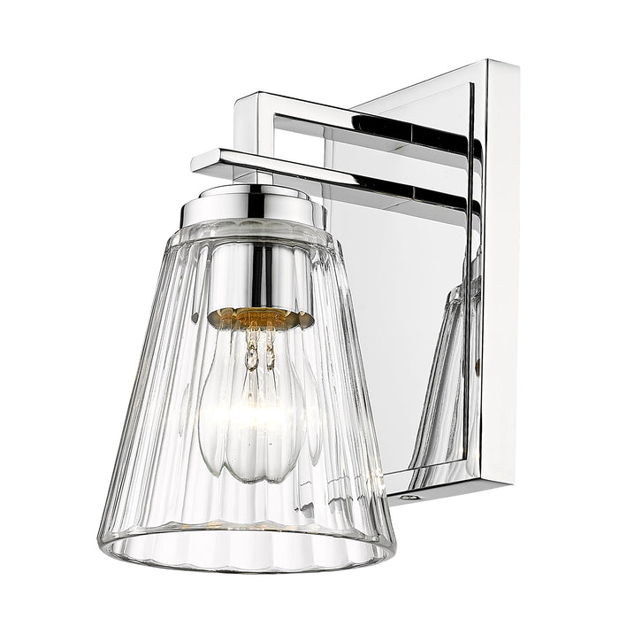 Wall Sconce Z-Lite 823-1S-CH Chrome Lyna 1 Light Wall Sconce Z-Lite