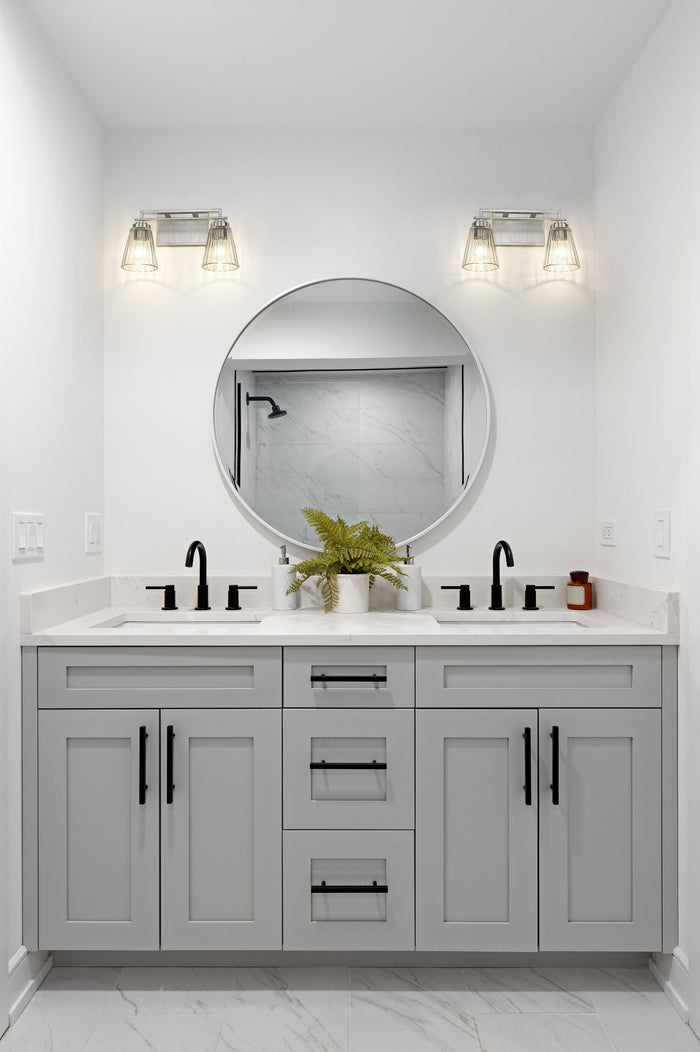 Vanity Z-Lite 823-2V-BN Brushed Nickel Lyna 2 Light Vanity Z-Lite