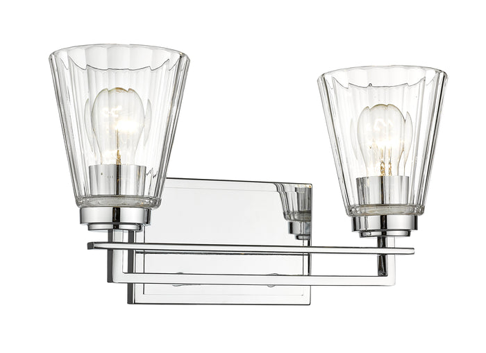 Vanity Z-Lite 823-2V-CH Chrome Lyna 2 Light Vanity Z-Lite