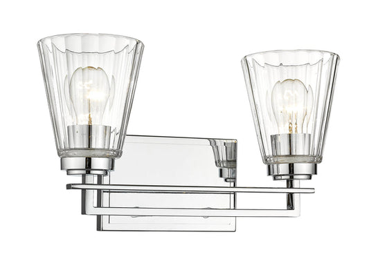 Vanity Z-Lite 823-2V-CH Chrome Lyna 2 Light Vanity Z-Lite