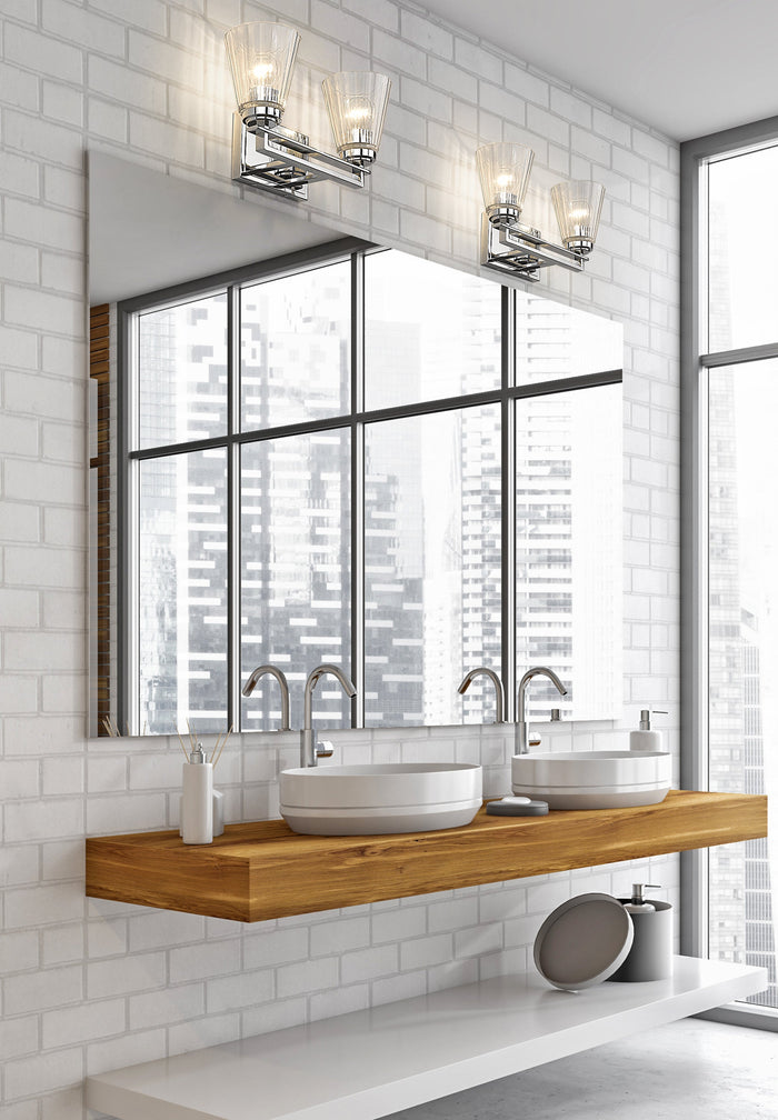 Vanity Z-Lite 823-2V-CH Chrome Lyna 2 Light Vanity Z-Lite