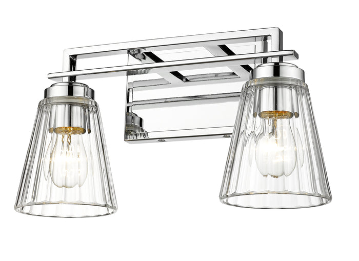 Vanity Z-Lite 823-2V-CH Chrome Lyna 2 Light Vanity Z-Lite