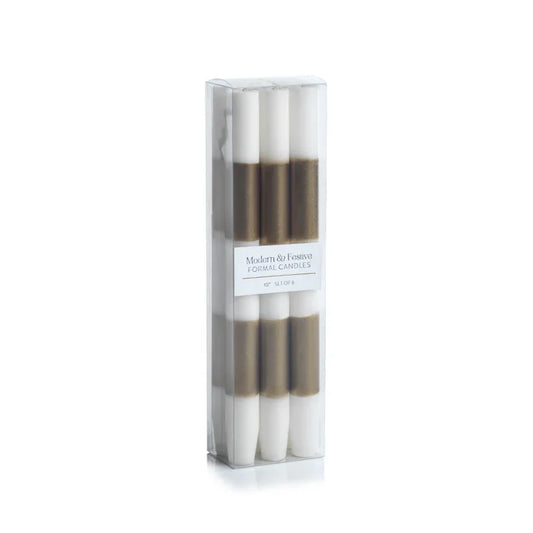 Zodak - Taper Candles - Modern and Festive Formal - Set of 6" - Findlay Rowe Designs